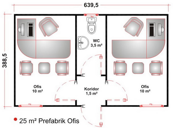 Prefabrik Ofis & Şantiye