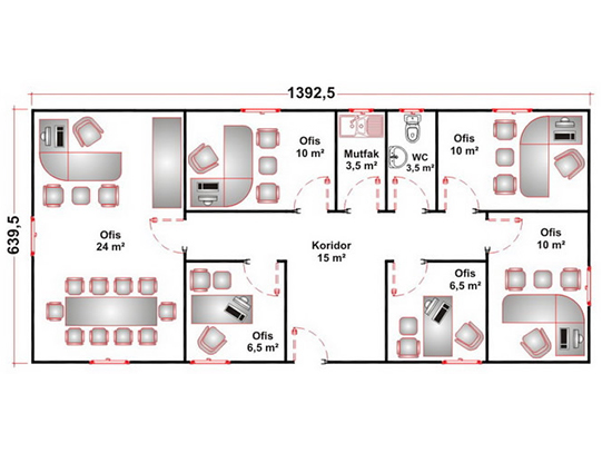 Prefabrik Ofis & Şantiye